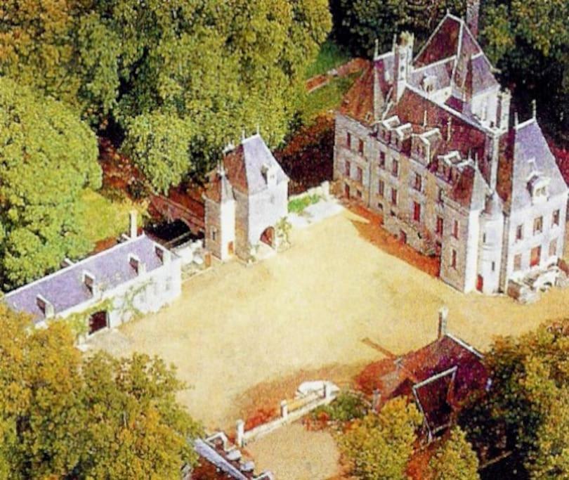 Gite De Groupe Du Chateau De La Meziere Villa Lunay Eksteriør billede